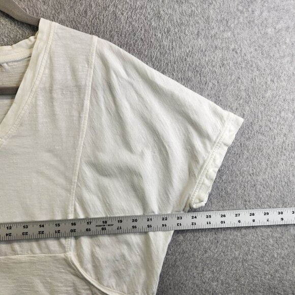 Chico Top Womens 0 White V Neck Dolman Pocket Tee Weekends Lounge T Shirt - Picture 6 of 14